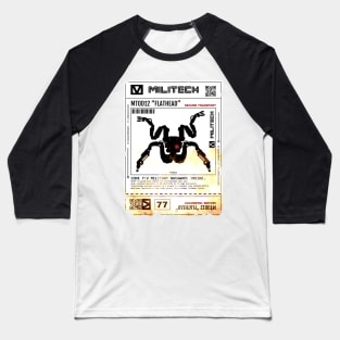 flathead robot, cyberpunk. Baseball T-Shirt